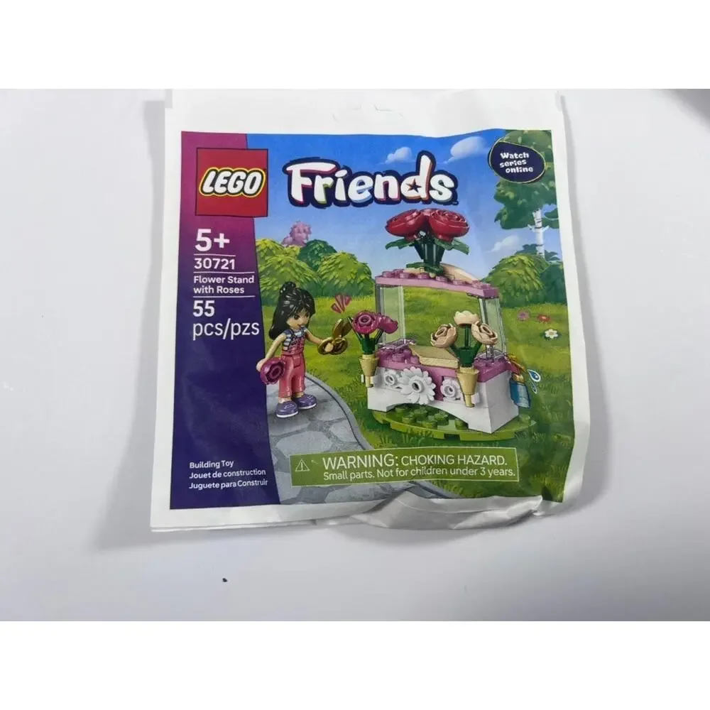 LEGO 30721 Friends Flower Stand with Roses 55 Pieces Each LOT OF 14 SEALED BAGS